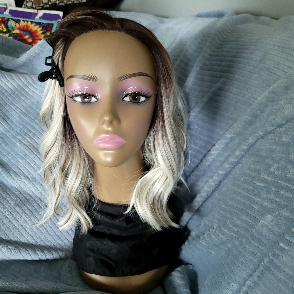 Chelsey Smith Crowns Wig! True Platinum Mixed W Medium Brown - Picture 6 of 14